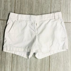 J Crew White Chino Shorts size 10